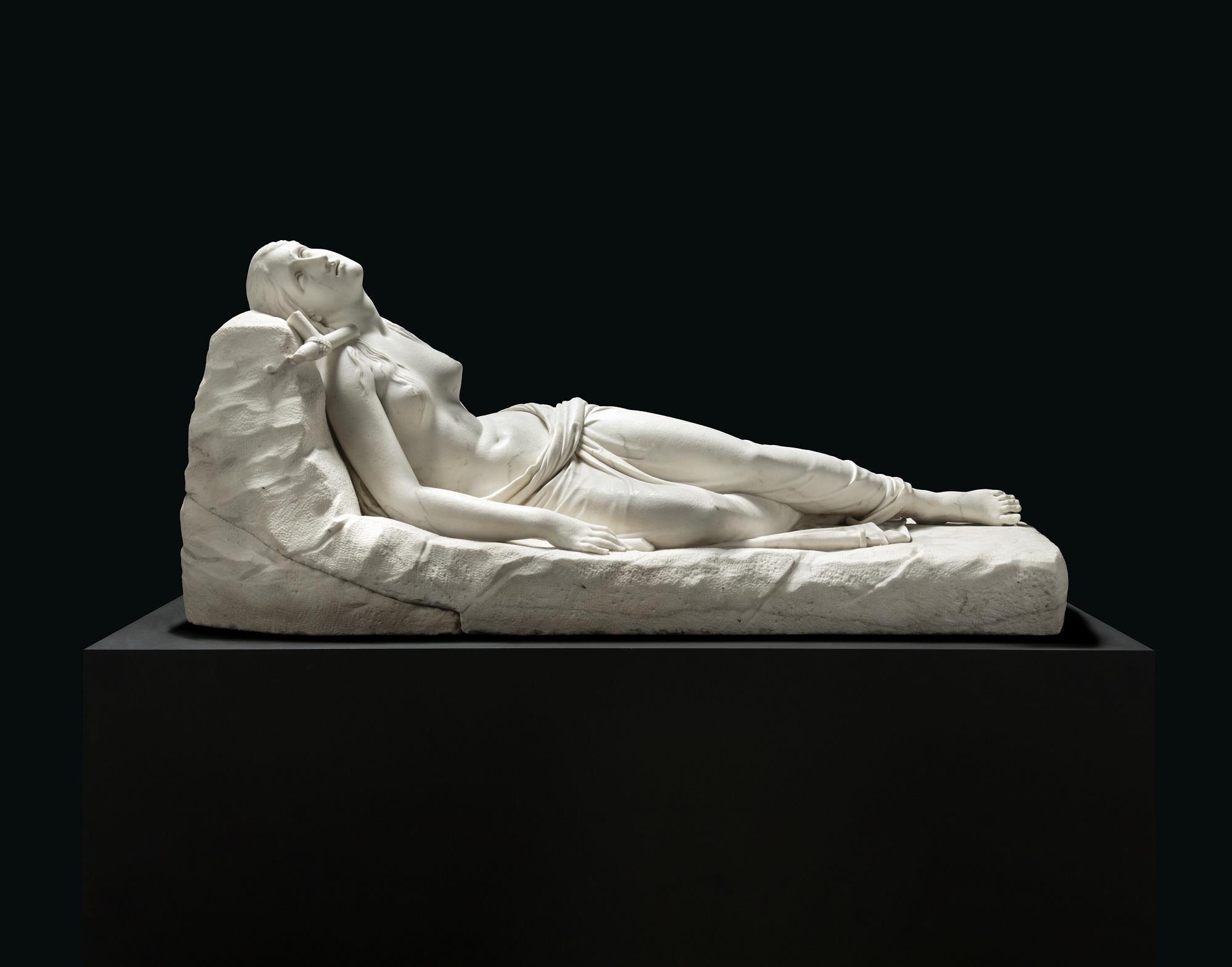 Antonio Canova, Maddalena giacente, 1819 - ‘22, Marmo, cm 75x176x84,5, United Kingdom, c/o Francis Outred Ltd, Collezione privata